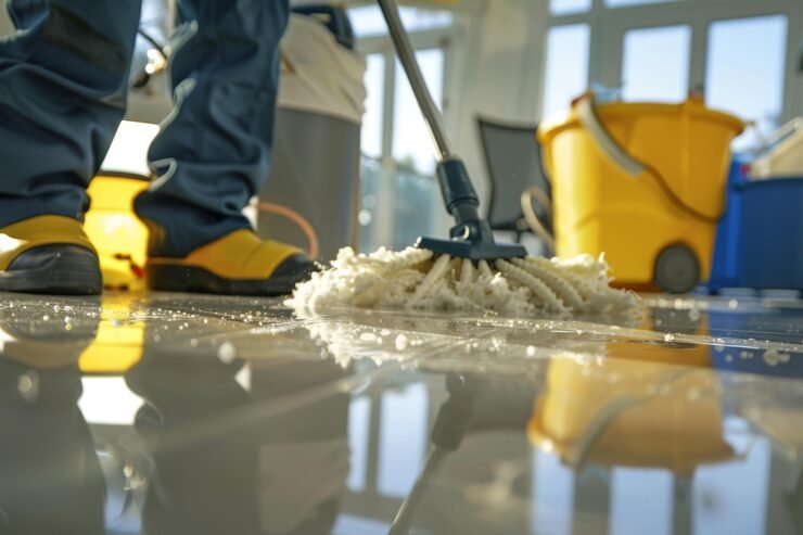 cleaning floor with mop_1203353 26270