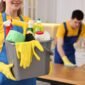cleaning service worker holding bucket with supplies kitchen closeup_495423 95802 85x85